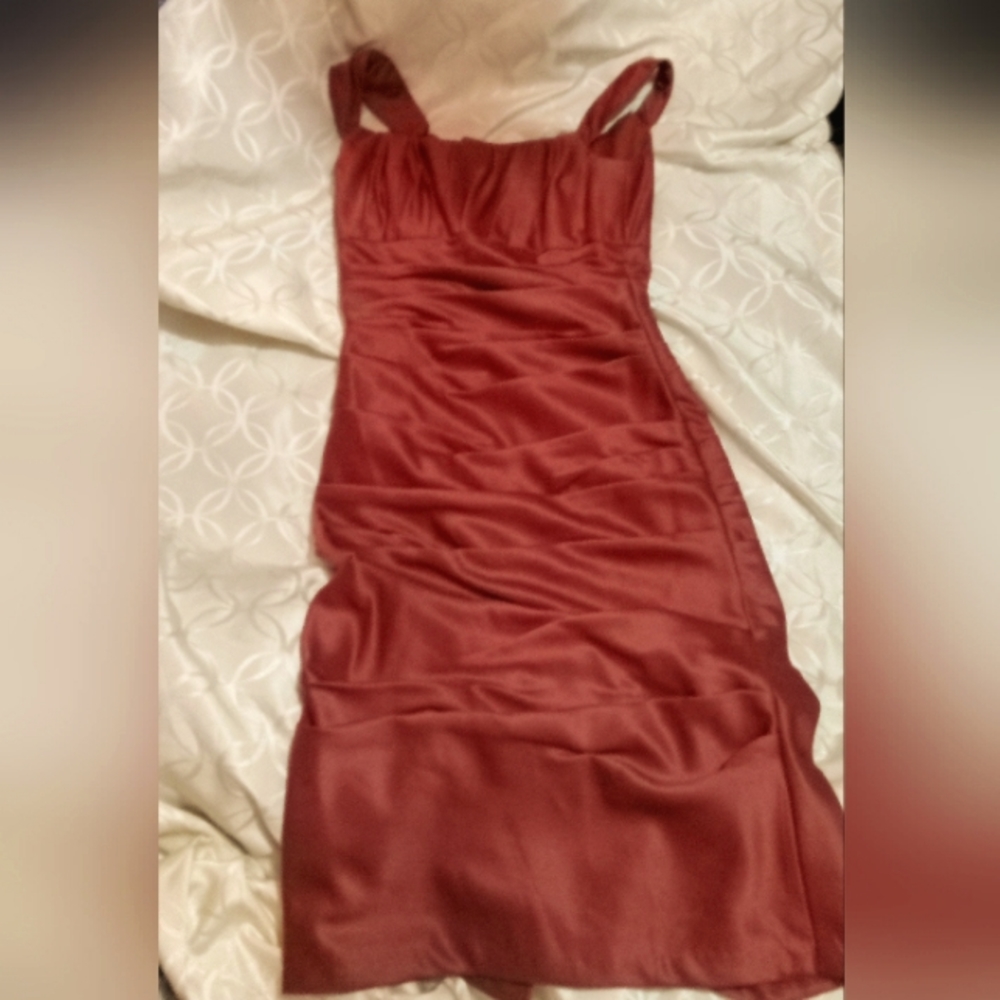 Rusty formal dress